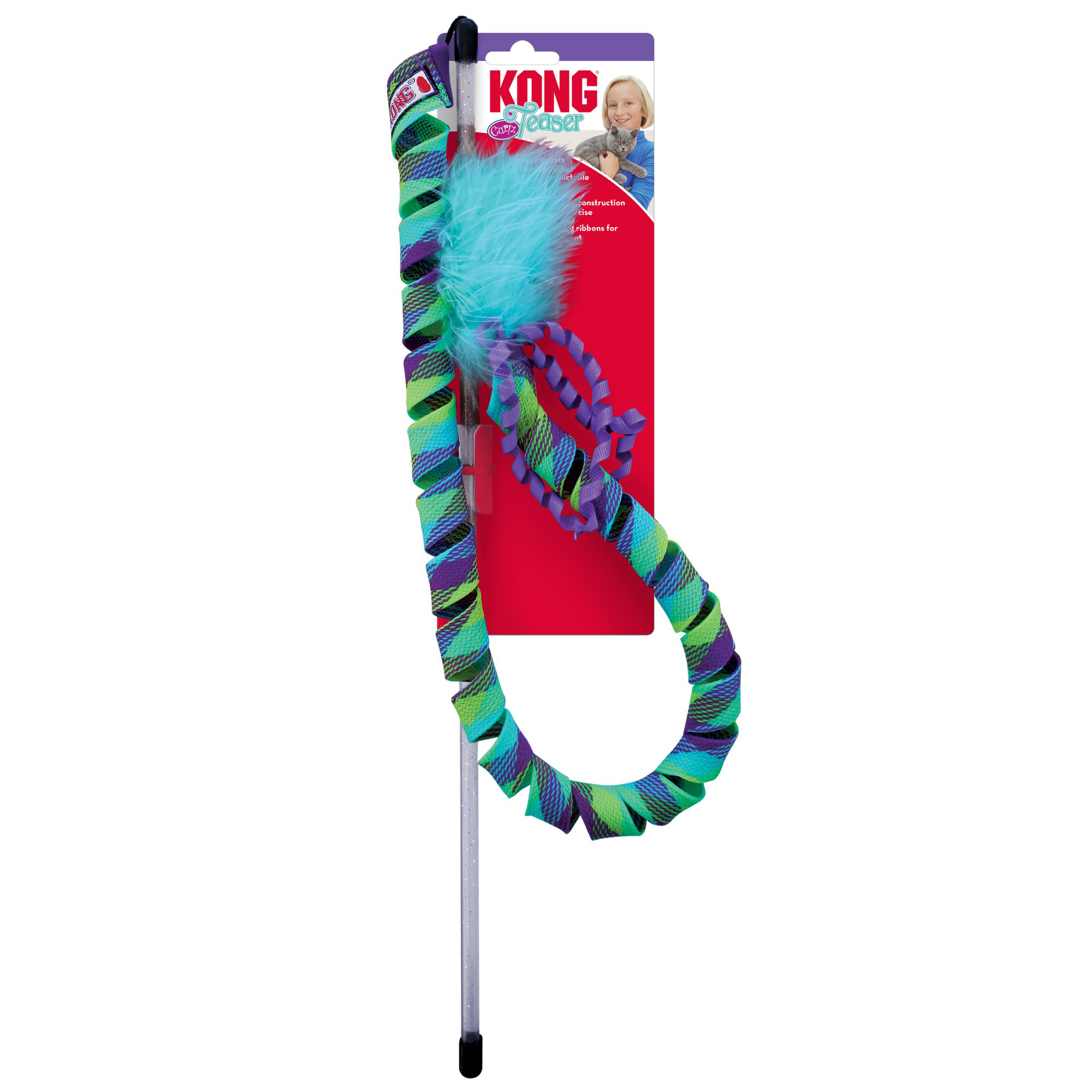 KONG - Jouet  Baguette Teaser Curlz pour Chats Image num&eacute;ro 1
