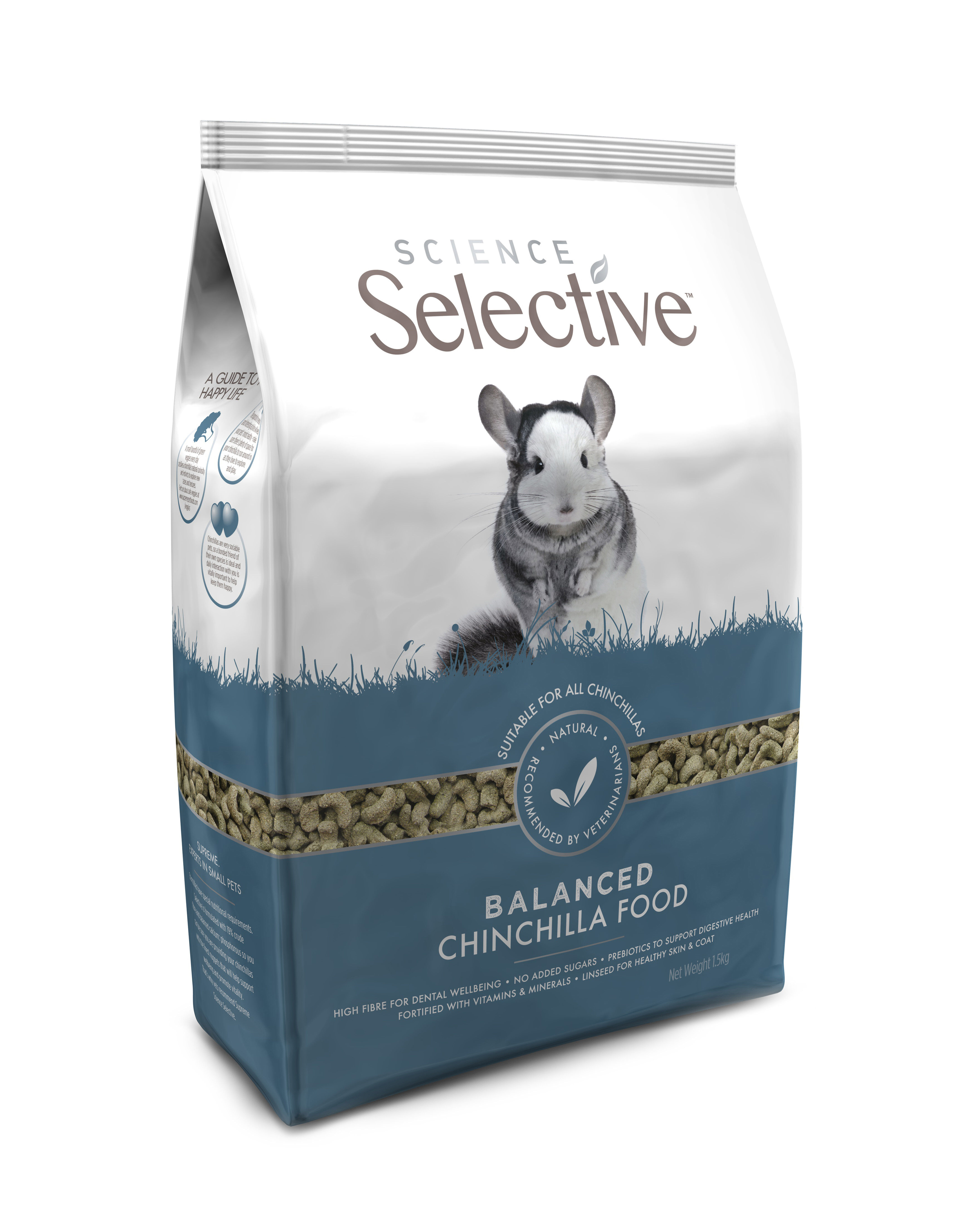 Supreme Science - Aliments Selective pour Chinchilla - 1,5Kg Image num&eacute;ro 2