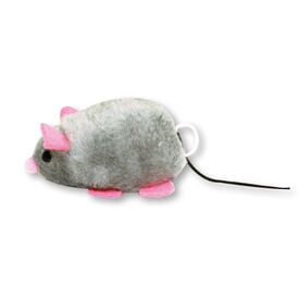 Croci - Jouet Souris à Remonter en Peluche pour Chats - 8cm