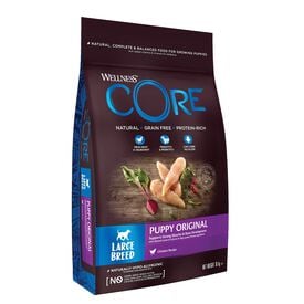 Wellness - Croquettes Large Breed Puppy Au Poulet Pour Chiots - 10Kg