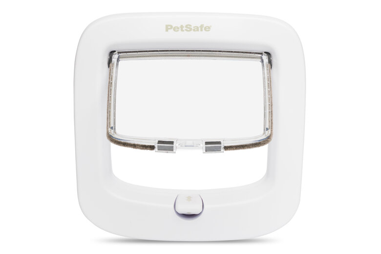 PetSafe - Chatière 4 Positions Luxe pour Chats - Blanc Image numéro 3 PetSafe - Chatière 4 Positions Luxe pour Chats - Blanc Image numéro 3
