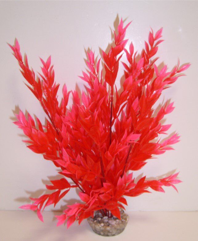 D&eacute;coration Plante en Plastique Buisson - Rose Image num&eacute;ro 1