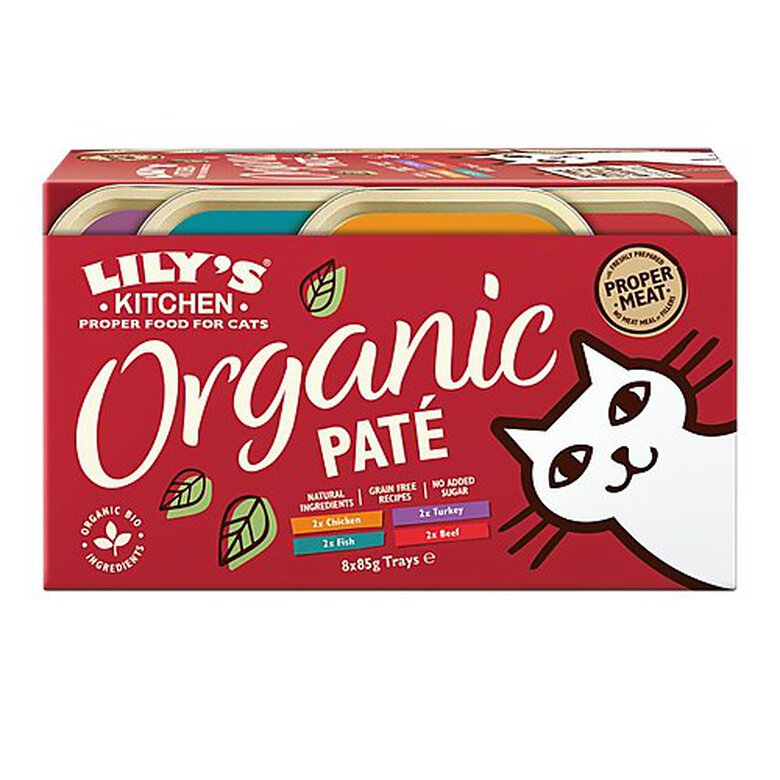 Lily's Kitchen - Multipack Pâtée Bio Organic pour Chat - 8x85g image number null