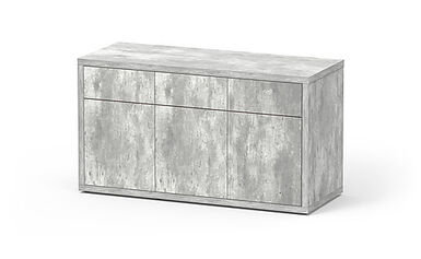 Aquatlantis - Meuble SUBLIME 150 Gris Béton pour Aquarium - 150x60x83cm
