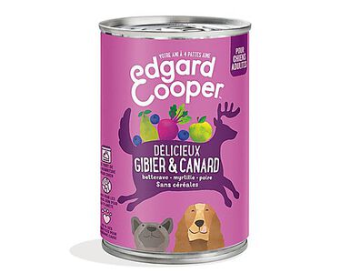 Edgard & Cooper - Boîte au Gibier et Canard pour Chien - 400g