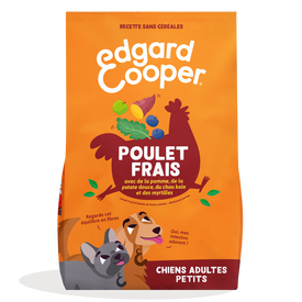 Edgard & Cooper - Croquettes Sans C&eacute;r&eacute;ales Poulet Frais pour Petits Chiens Adultes