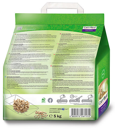 Cat's Best - Litière Végétale Smart Pellets pour Chat - 10L image number null