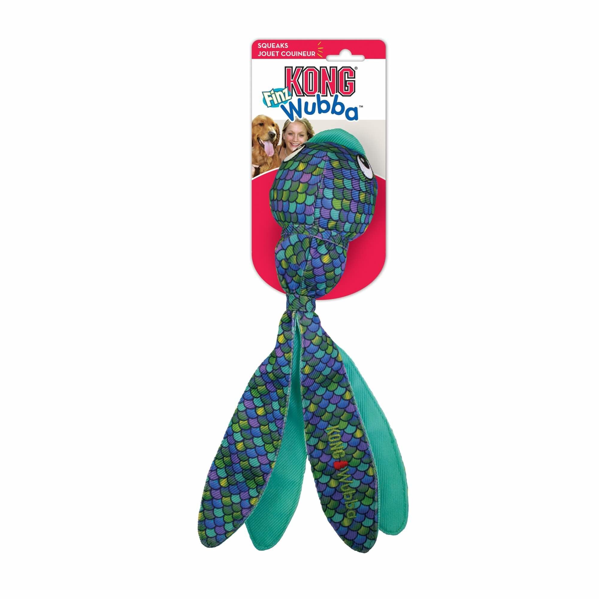 Kong - Jouet Wubba Finz pour Chien - S Image num&eacute;ro 1