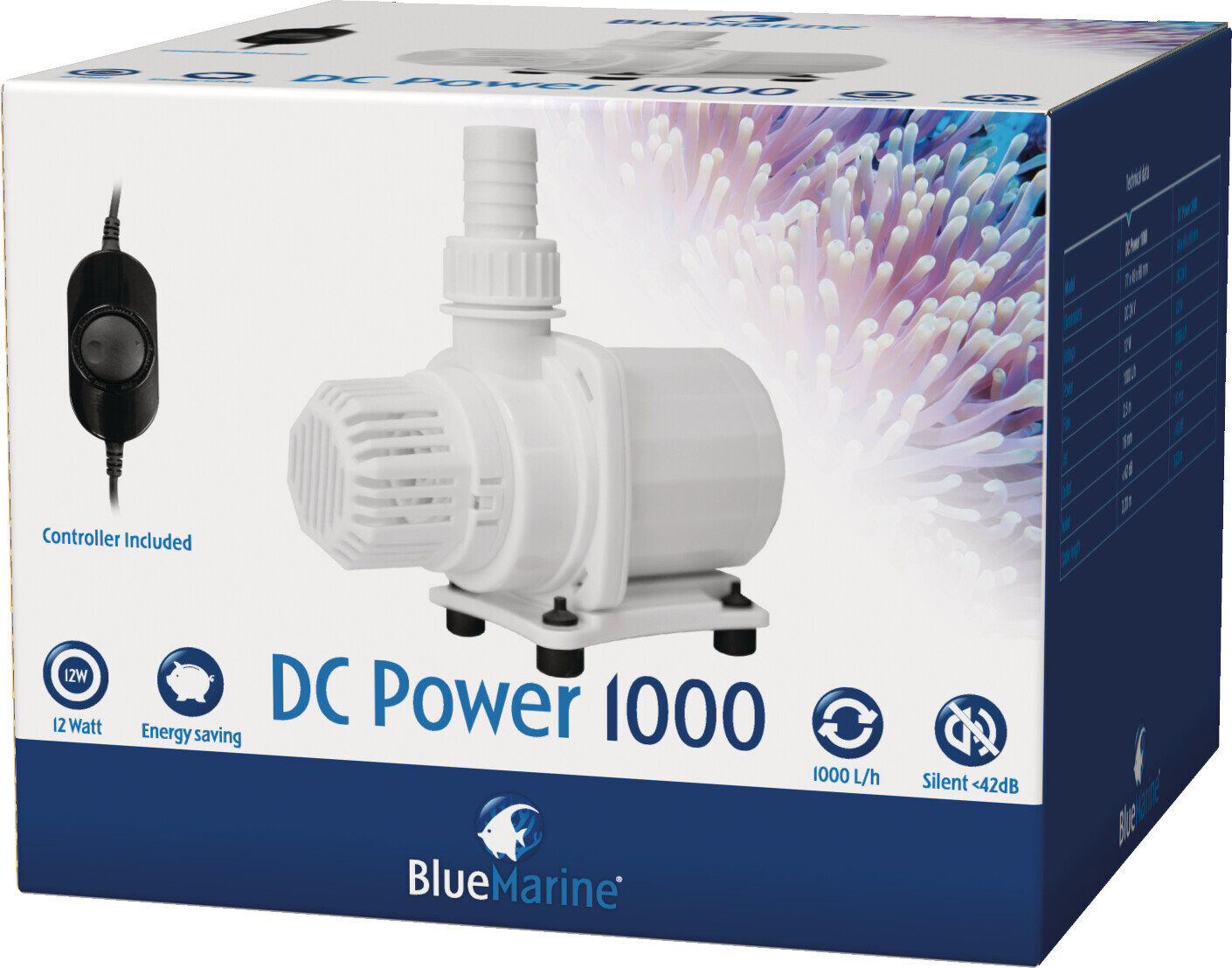 Blue Marine - Pompe Econome DC POWER 1000 pour Aquarium - 12W Image num&eacute;ro 1
