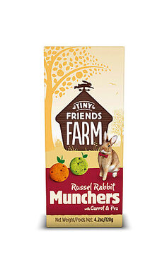 Tiny Friends Farm - Biscuits aux Carottes et Poireaux pour Lapin - 120g