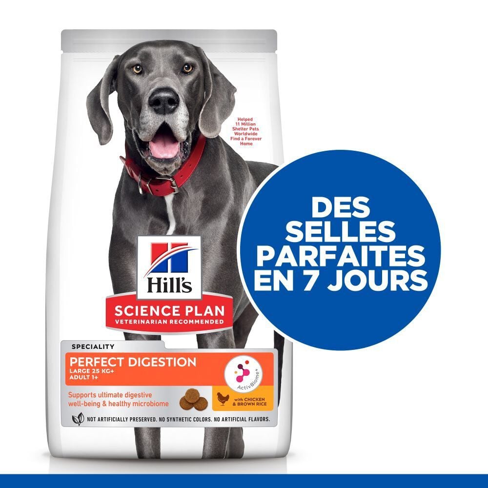 Hill's Science Plan - Perfect Digestion Large Breed Croquettes Pour Chien  - 12kg Image num&eacute;ro 2