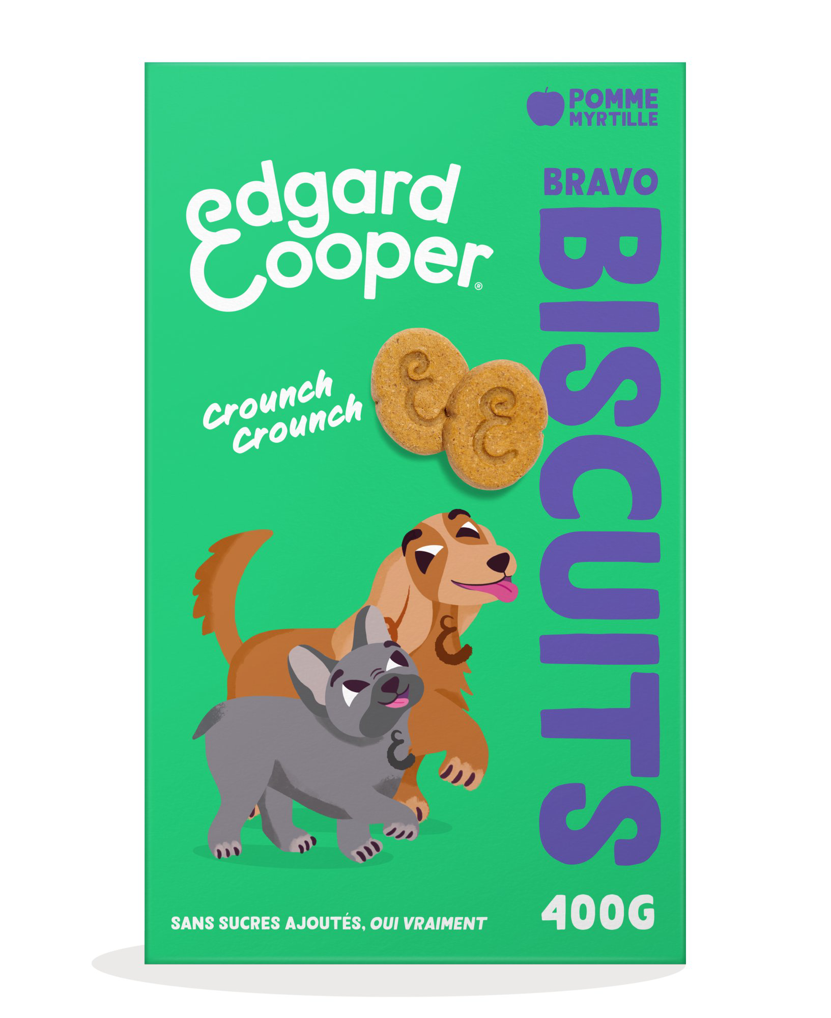 Edgard & Cooper - Biscuits Adulte Pomme & Myrtilles - 400g Image num&eacute;ro 1