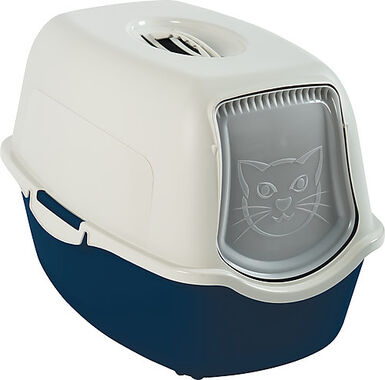 Animalis - Maison de Toilette pour Chat - Bleu