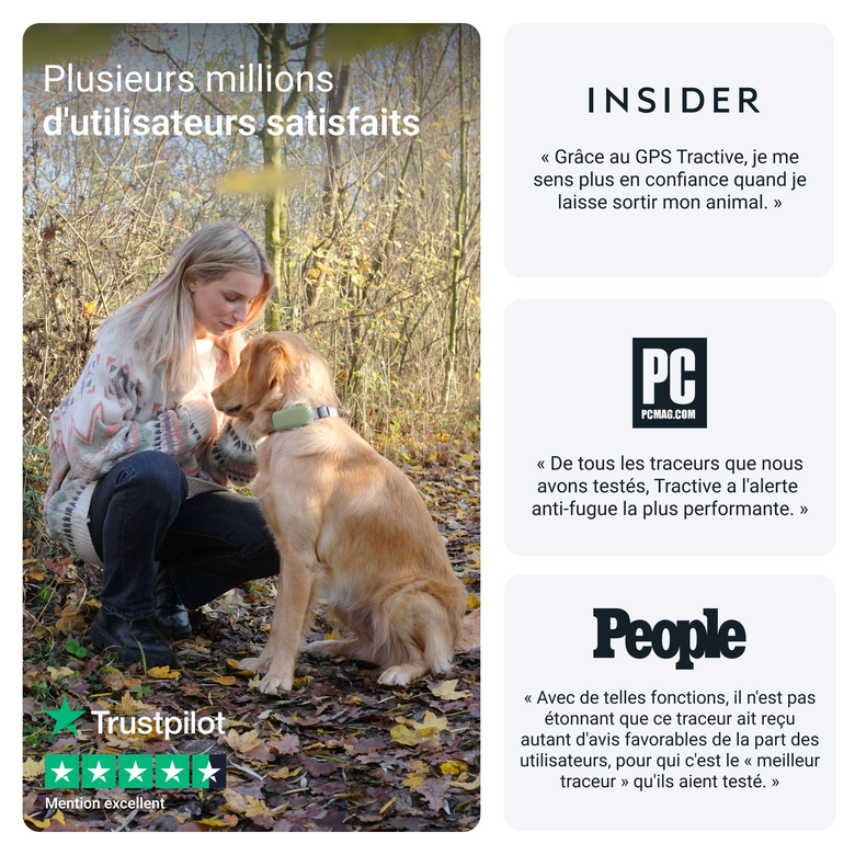 Tractive - Traceur GPS DOG pour Chiens - XL Image numéro 8 Tractive - Traceur GPS DOG pour Chiens - XL Image numéro 8