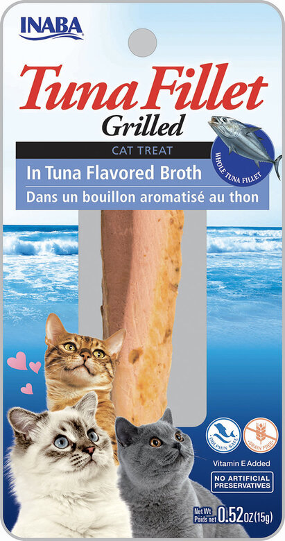Inaba - Friandises Filet de Thon Grillé pour Chats - 15g image number null