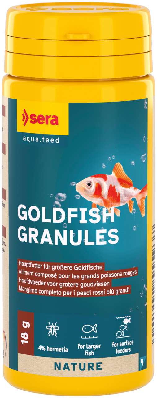 Sera - Granul&eacute;s Goldfish Granules pour Poissons Rouges - 18g/50 ml Image num&eacute;ro 1