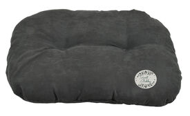 Bobby - Coussin Mousse Poilu Bicolor Noir pour Chiens