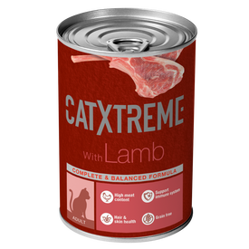 Catxtreme - Pâtée à l'Agneau pour Chat Adulte - 400g