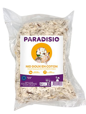 Paradisio - Nid Douillet en Coton pour Rongeurs - 50g