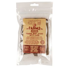 Duvoplus - Farmz Atelier Tendres bâtonnets de bœuf&foie 11cm - 100g