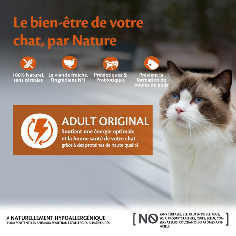 Wellness CORE - Croquettes Original Dinde et Poulet pour Chat - 1,75Kg Image numéro 2 Wellness CORE - Croquettes Original Dinde et Poulet pour Chat - 1,75Kg Image numéro 2