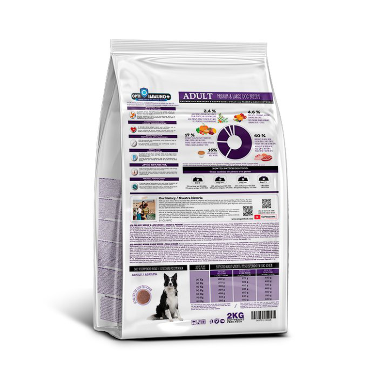 Era - Croquettes Millennium Poulet et Faisan pour Chiens Moyennes et Grandes Races - 2Kg Image numéro 2 Era - Croquettes Millennium Poulet et Faisan pour Chiens Moyennes et Grandes Races - 2Kg Image numéro 2