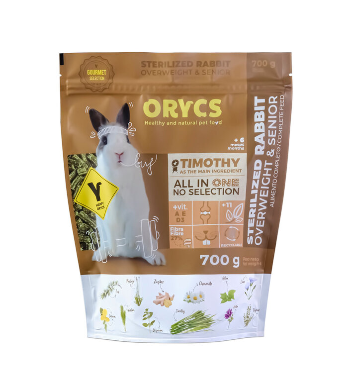 Orycs - Aliment Complet pour Lapin Stérilisé - 700g Image numéro 1 Orycs - Aliment Complet pour Lapin Stérilisé - 700g Image numéro 1