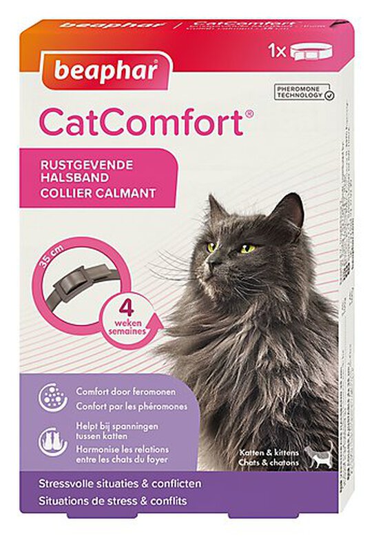 Beaphar - Collier Catcomfort Calmant pour Chat - 35cm Image numéro 1 Beaphar - Collier Catcomfort Calmant pour Chat - 35cm Image numéro 1