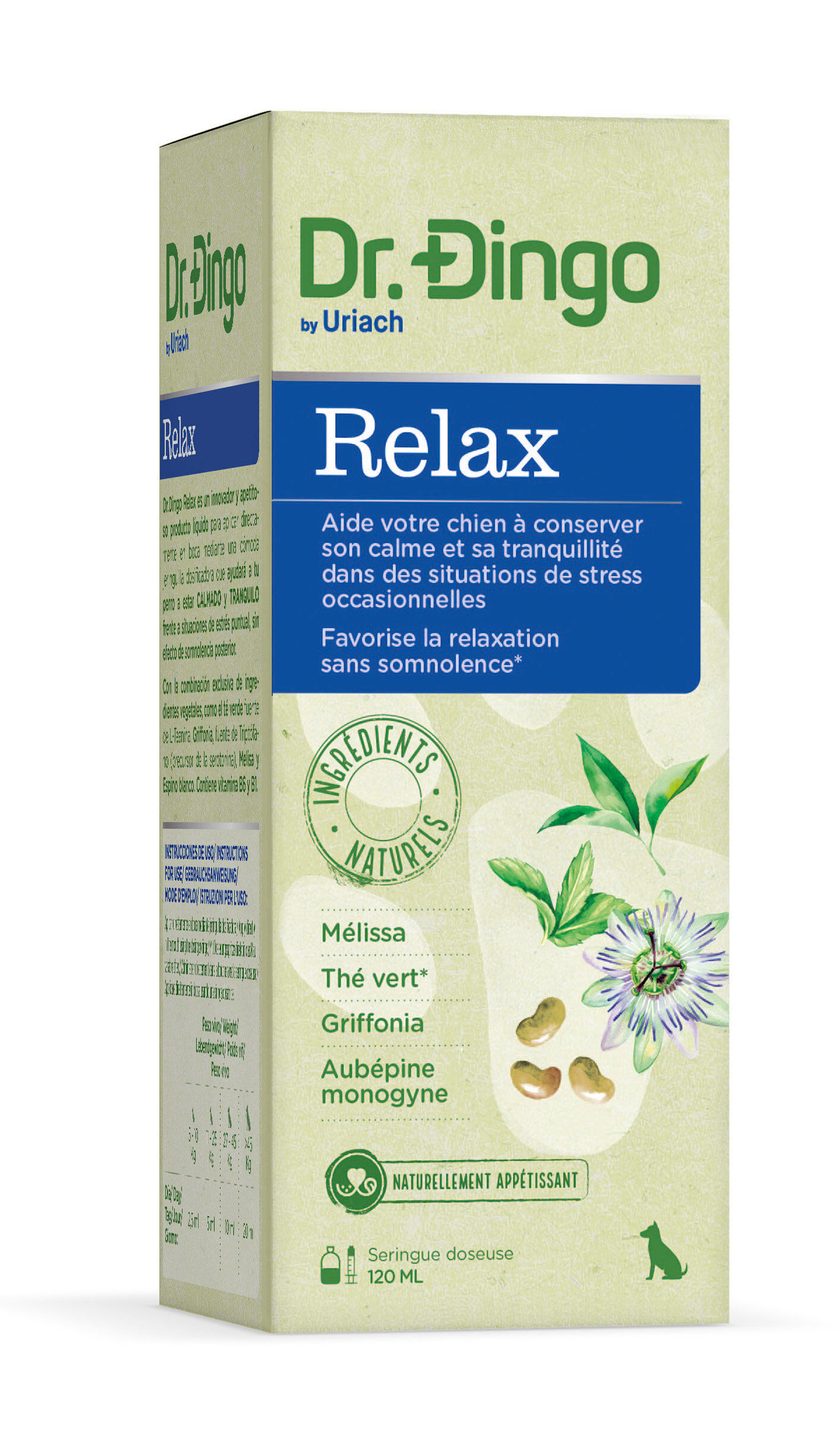 Dr. Dingo - Aliment Compl&eacute;mentaire Relax pour Chien - 120ml Image num&eacute;ro 1