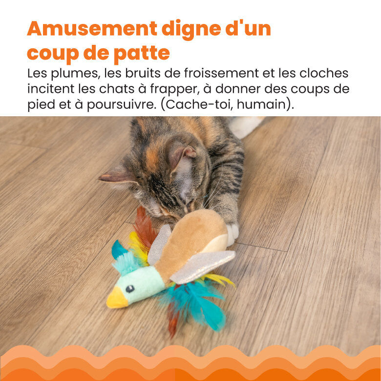 Outward Hound - Jouet Flapperz Duck pour Chats - 19cm Image num&eacute;ro 3