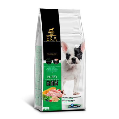 Era - Croquettes Millennium Poulet et Dinde pour Chiot de Races Moyennes