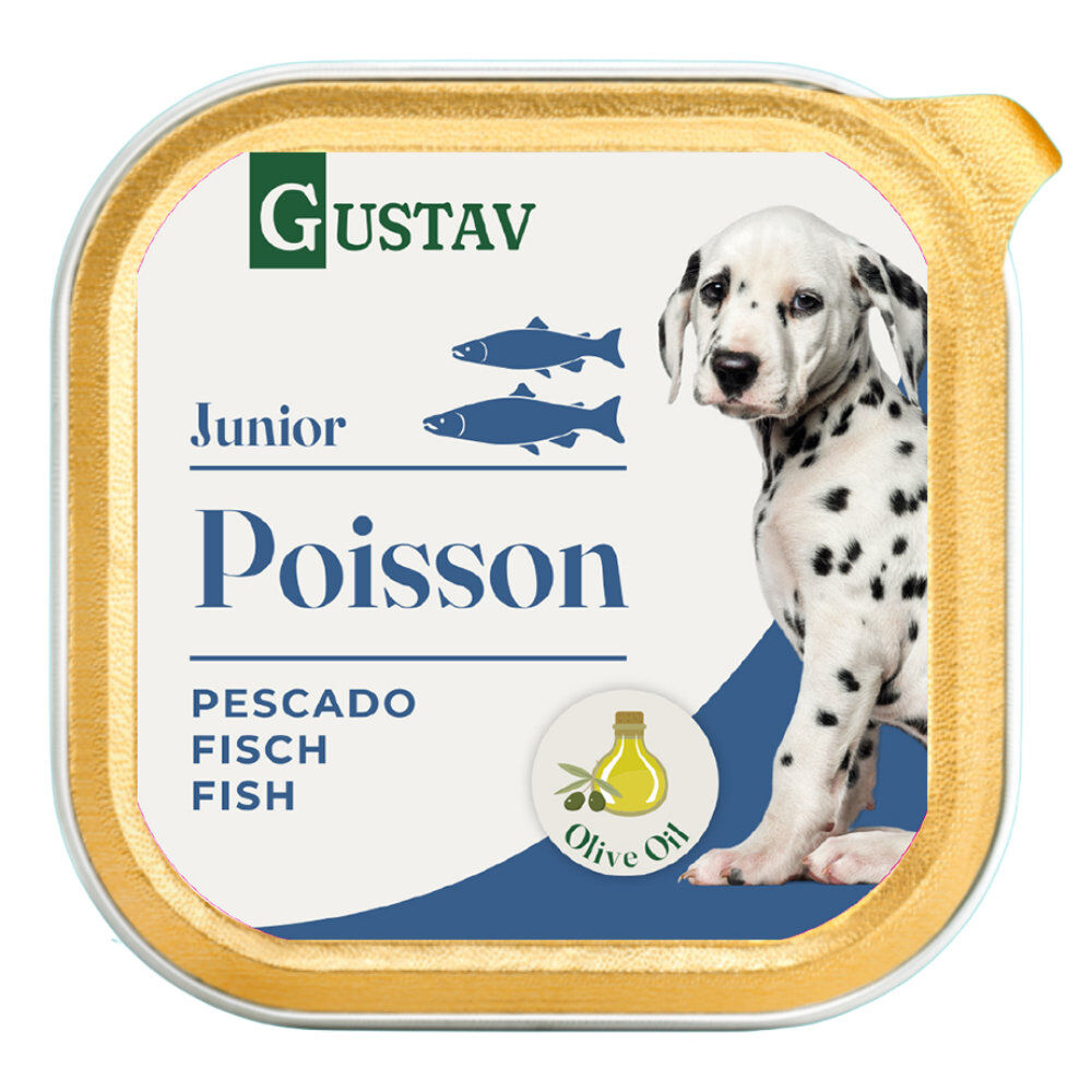 Gustav - P&acirc;t&eacute;e Junior au Poisson pour Chiots - 150g Image num&eacute;ro 2
