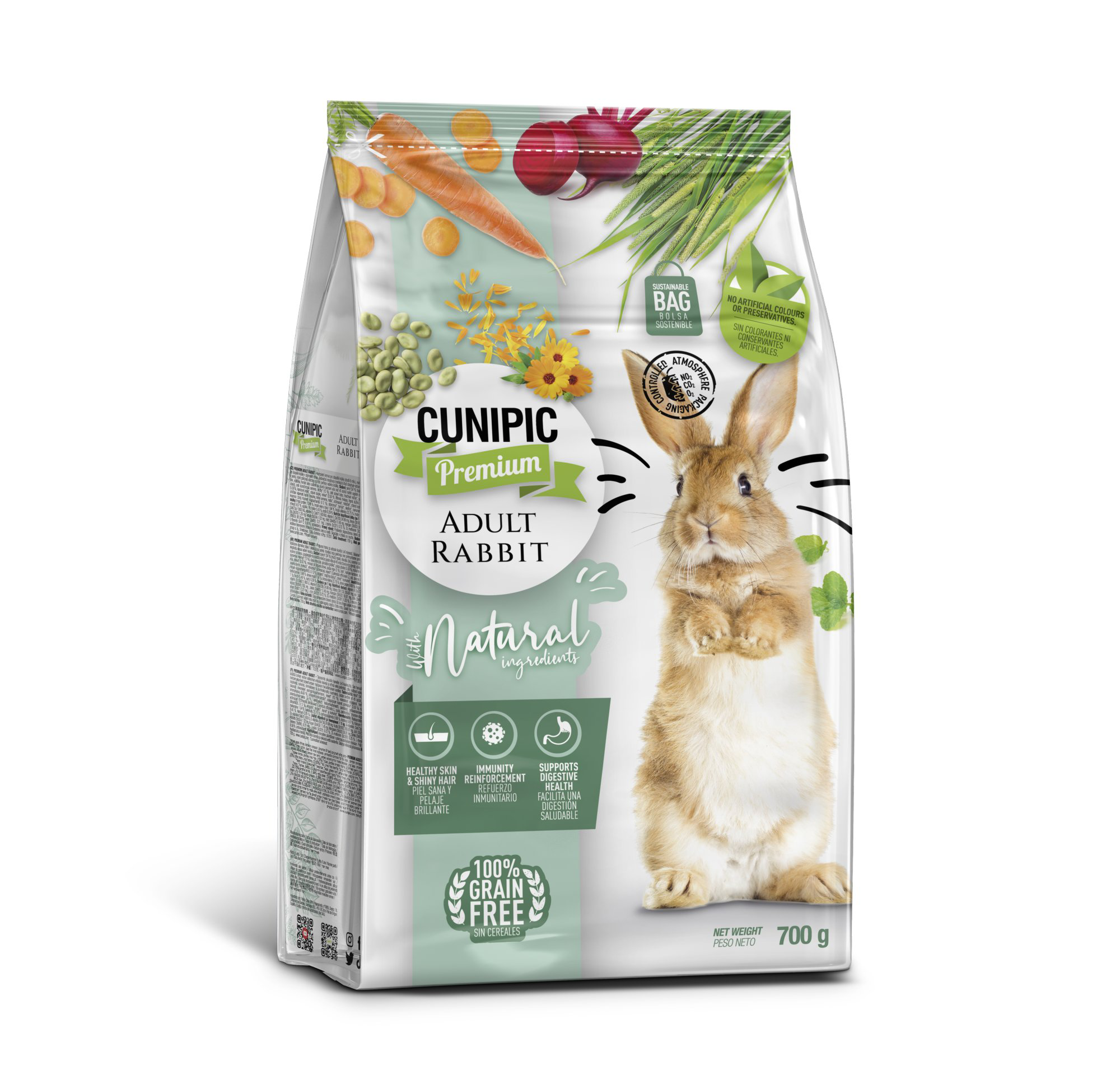 Cunipic - Aliment Adult Rabbit Natural pour Lapins - 700g Image num&eacute;ro 1