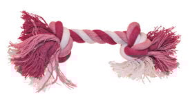 Croci - Jouet Corde 2 Nœuds Rose pour Chiens - 15cm