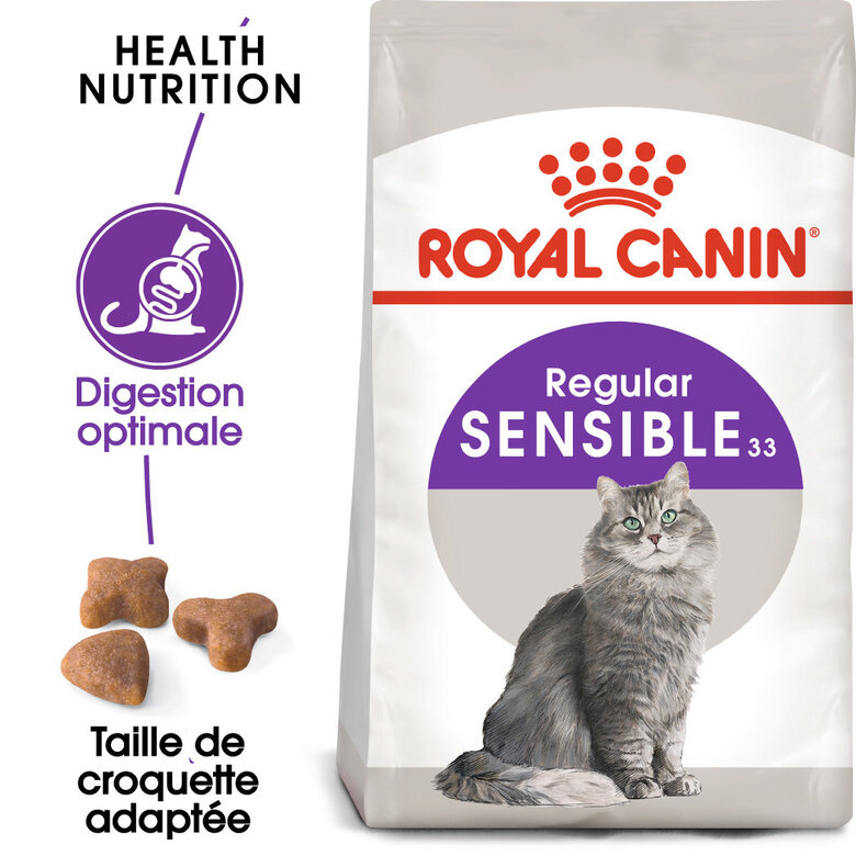 Royal Canin - Croquettes Sensible 33 pour Chat Adulte - 400g Image numéro 1 Royal Canin - Croquettes Sensible 33 pour Chat Adulte - 400g Image numéro 1