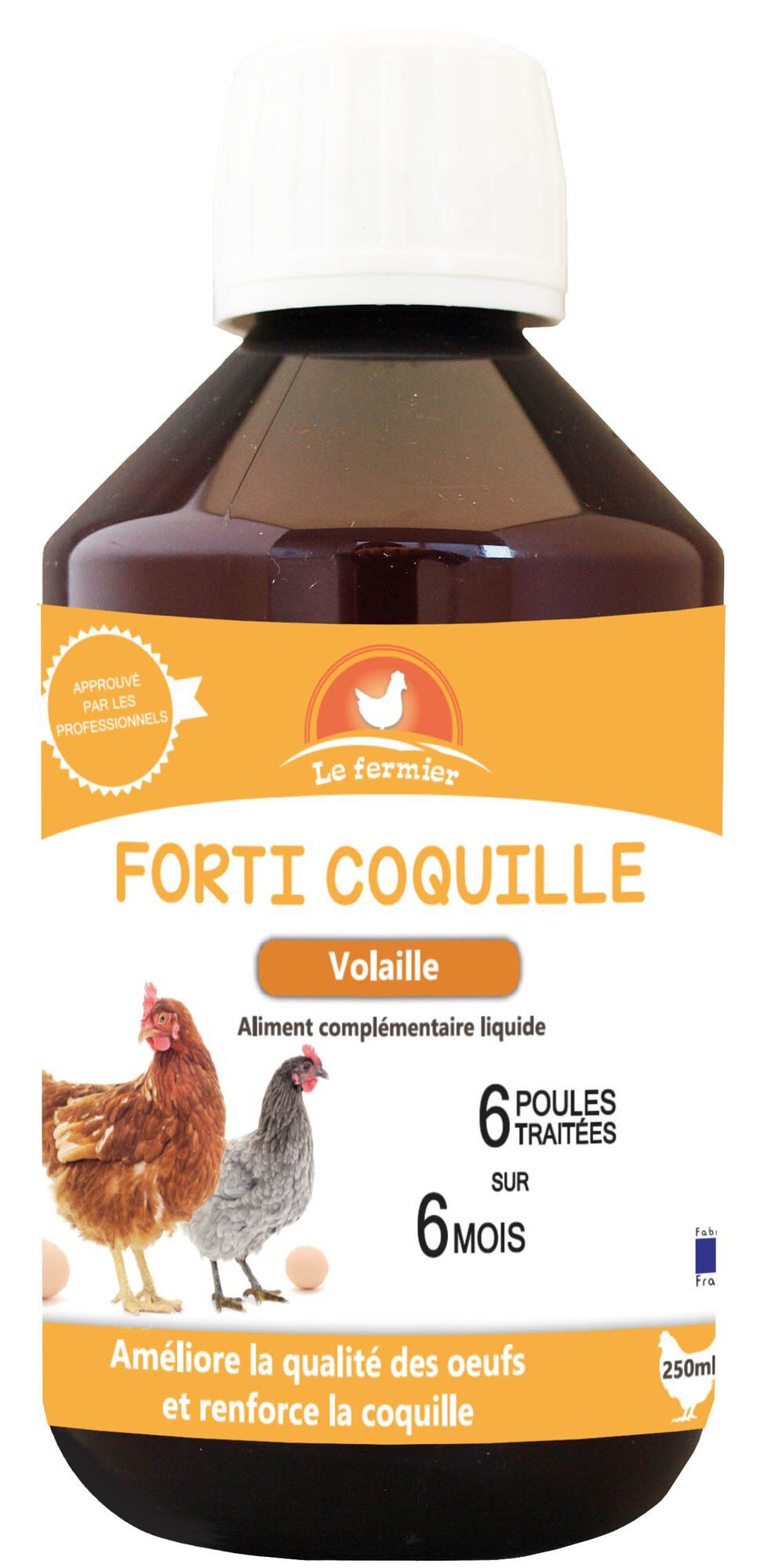 Le Fermier - Aliment Compl&eacute;mentaire Forti Coquille pour Basse cour - 250ml Image num&eacute;ro 1