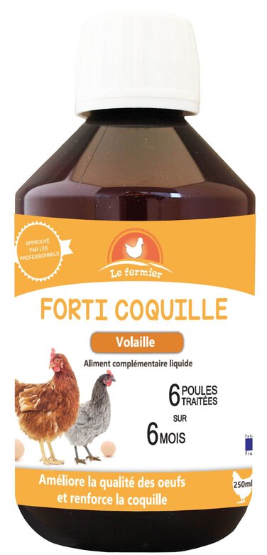 Le Fermier - Aliment Complémentaire Forti Coquille pour Basse cour - 250ml Image numéro 1 Le Fermier - Aliment Complémentaire Forti Coquille pour Basse cour - 250ml Image numéro 1