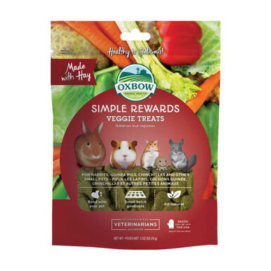 Oxbow - Friandises Simple Rewards Veggie Treats 40g