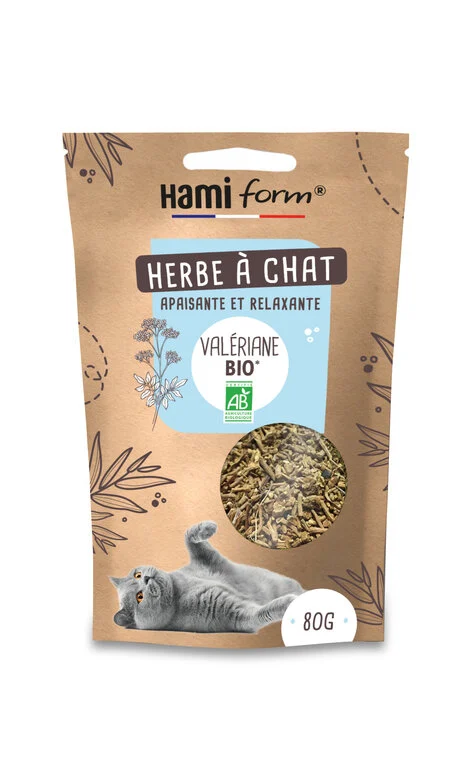 Hamiform - Herbe à Chat Valériane Bio - 80g Image numéro 1 Hamiform - Herbe à Chat Valériane Bio - 80g Image numéro 1
