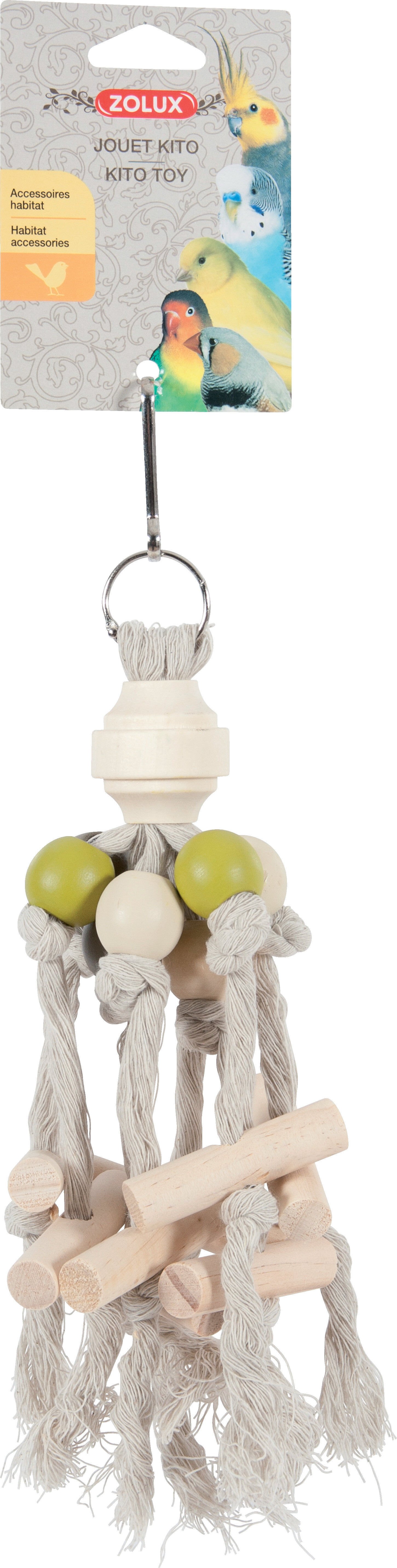 Zolux - Jouet Kito en Bois pour Perroquet - 40cm Image num&eacute;ro 1