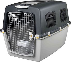 Trixie - Box de Transport Gulliver Gris Clair/Gris Foncé - L : 73 x 75 x 104 cm