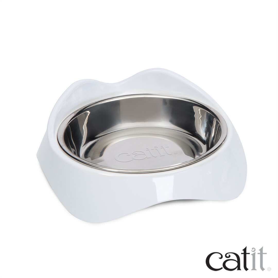 Catit - Bol de nourrissage Pixi Blanc pour Chat - 16,5cm Image num&eacute;ro 3