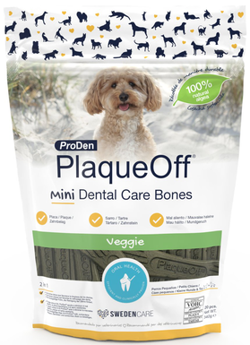 Proden - Plaque Off en Sticks Mini Dental Care Bones pour Chiens - 340g