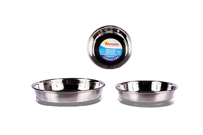 Animalis - Gamelle En Inox Avec Ventouse pour Chats - 500ml Image numéro 1 Animalis - Gamelle En Inox Avec Ventouse pour Chats - 500ml Image numéro 1