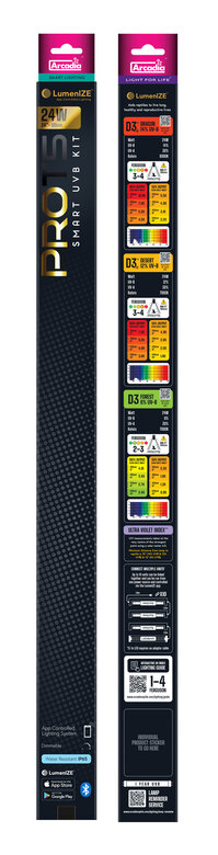 Arcadia - Luminaire Pro T5 Uvb Kit D3+ 12% Uvb 24 Watt - Réptiles Image numéro 2 Arcadia - Luminaire Pro T5 Uvb Kit D3+ 12% Uvb 24 Watt - Réptiles Image numéro 2