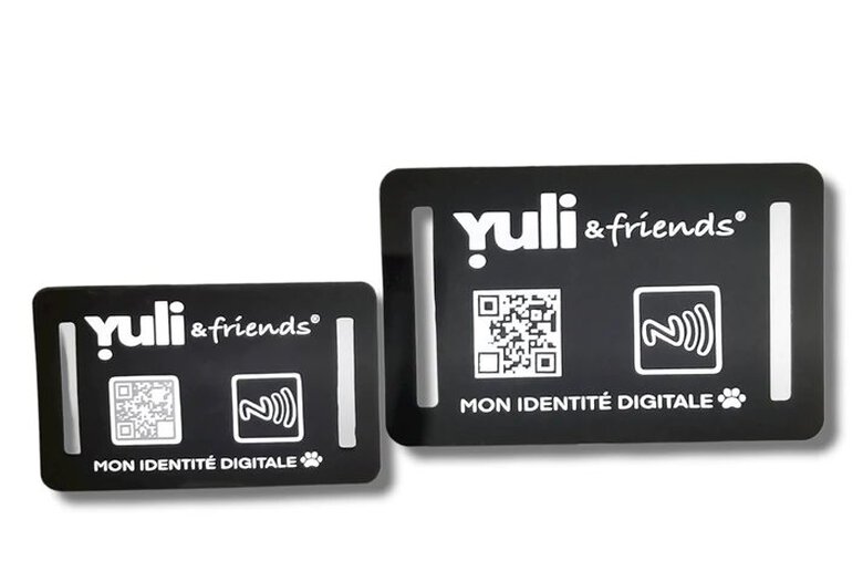 Yuli - Médaille d’identification instantanée pour animaux - Silicone small 50 x 30 mm Image numéro 1 Yuli - Médaille d’identification instantanée pour animaux - Silicone small 50 x 30 mm Image numéro 1