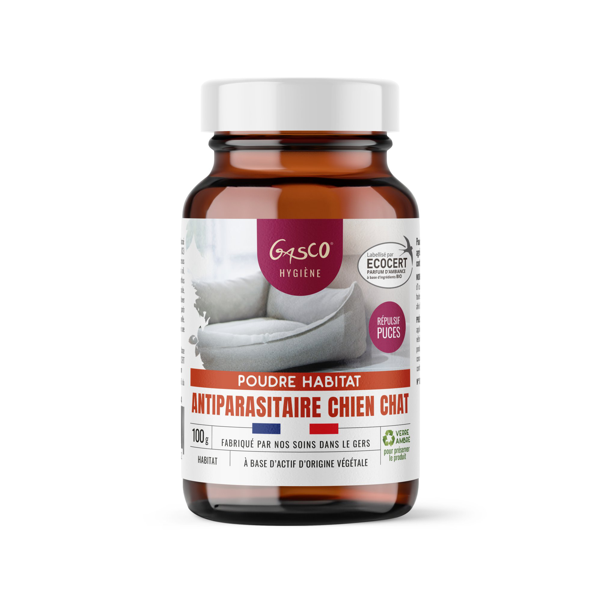 Gasco - Poudre Antiparasitaire Externe Pour Chien - 100g Image num&eacute;ro 1