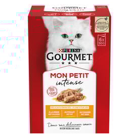 GOURMET - Sachets fraîcheurs MON PETIT à la Volaille pour Chats - 6x50g