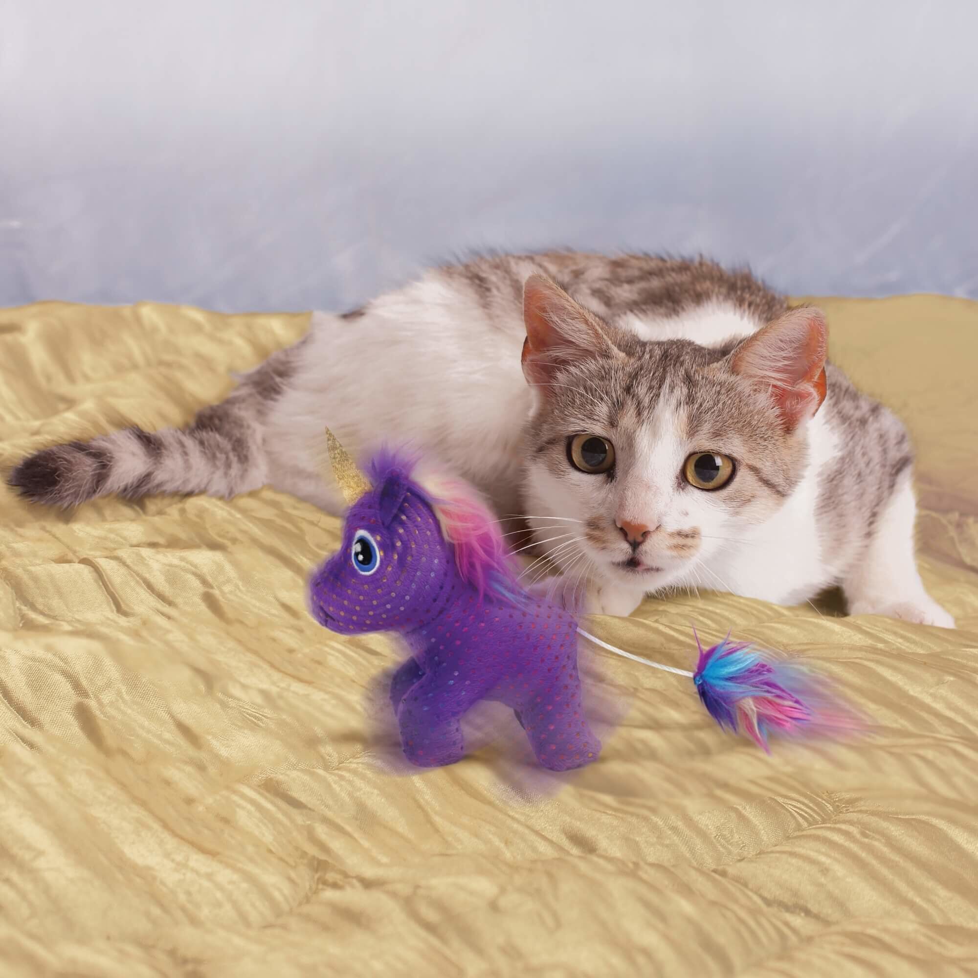 KONG - Jouet Licorne Enchant&eacute;e pour Chat Image num&eacute;ro 3