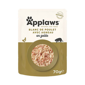 Applaws - Sachet Poulet et Agneau Gelée pour Chat - 70g
